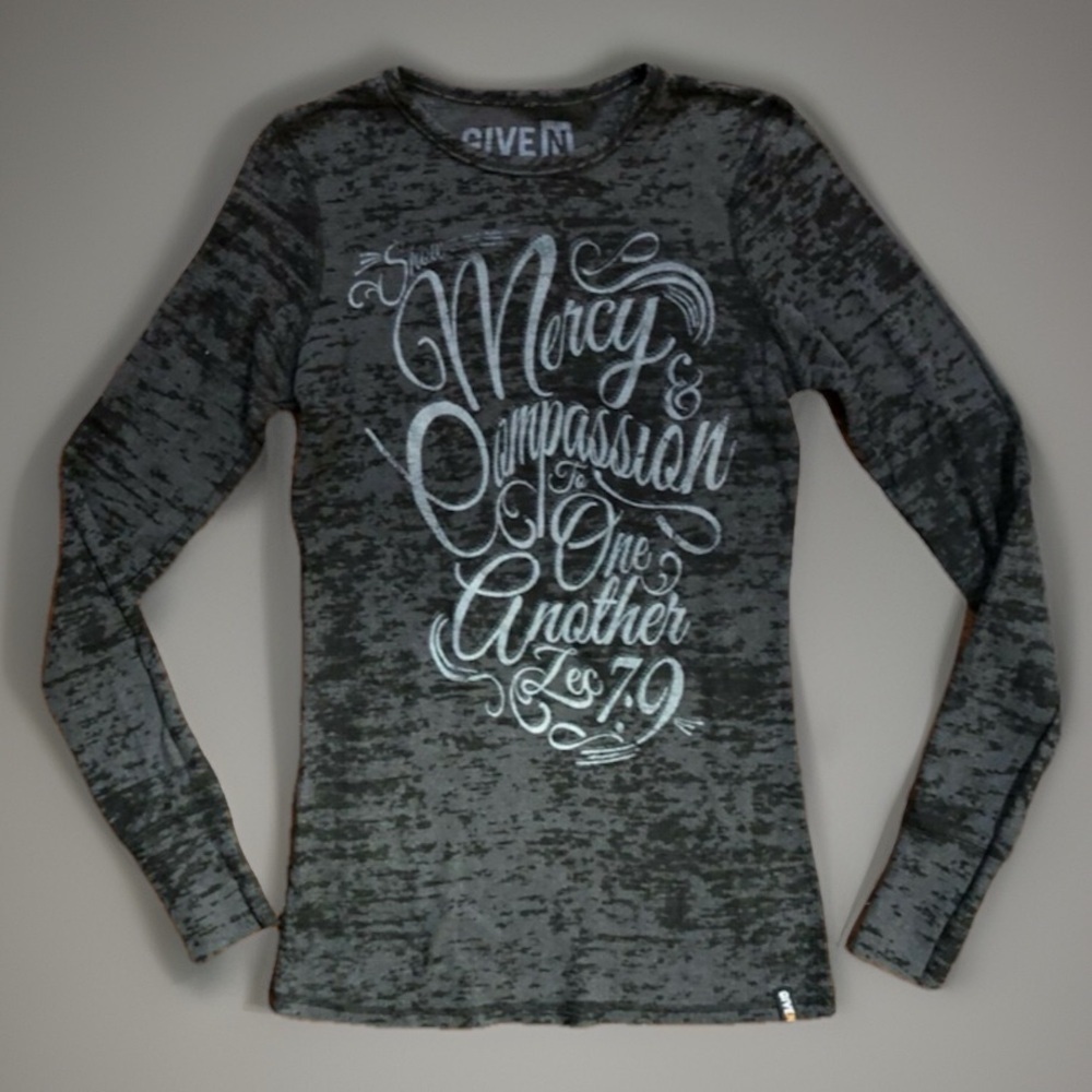 Mercy Compassion Fitted Body Hug Shirt